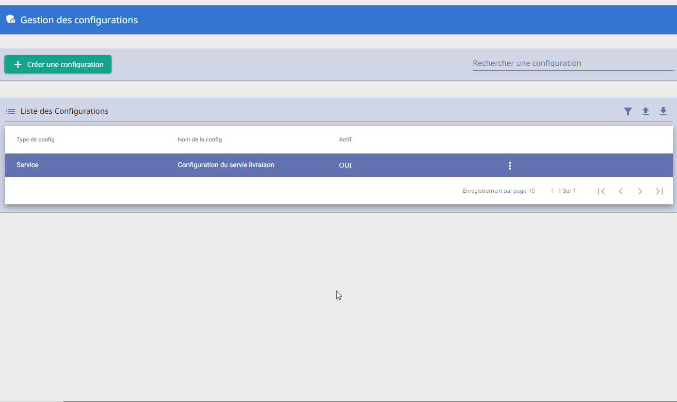 Exemple configuration