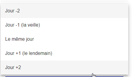 Choix relation